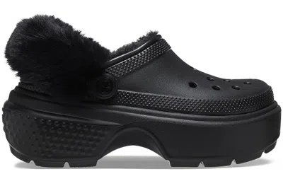 Crocs Stomp Lined Clog In Black