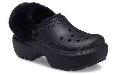 Crocs Stomp Lined Clog In Black