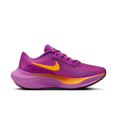 Nike Zoom Fly 5 Rubber-trimmed Mesh Sneakers In Purple