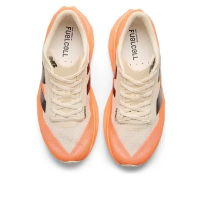 New Balance Men Rebel V4 Shoes In Orange Biege In Multi