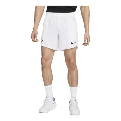 Nike Rafa  Men's Dri-fit Adv 7" Tennis Shorts In White