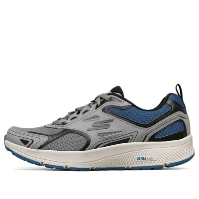 Skechers Go Run Consistent Vestige Grey/blue In Gray