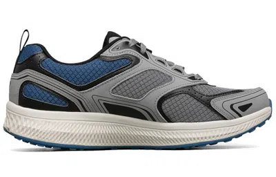 Skechers Go Run Consistent Vestige Grey/blue In Gray
