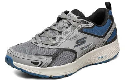 Skechers Go Run Consistent Vestige Grey/blue In Gray