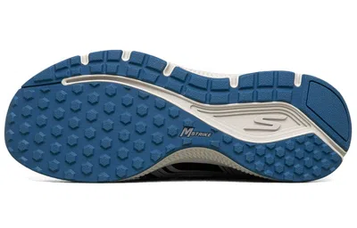 Skechers Go Run Consistent Vestige Grey/blue In Gray