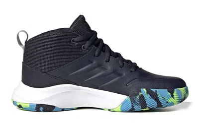 Adidas Originals (ps) Adidas Own The Game J Wide 'legend Ink Signal Green' In Multi