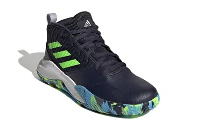 Adidas Originals (ps) Adidas Own The Game J Wide 'legend Ink Signal Green' In Multi
