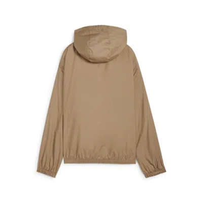 Puma (wmns)  Mesh Lined Windbreaker Jacket 'oak Branch' In Nude