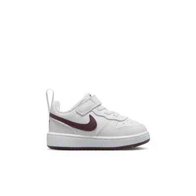 Nike (td)  Court Borough Low Recraft 'white Burgundy Crush' In Multi