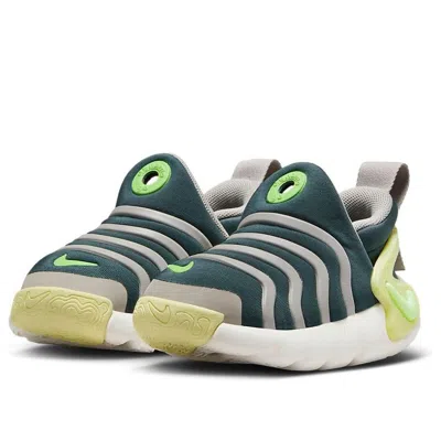 Nike (td)  Dynamo Go Flyease Shoes 'deep Jungle Luminous Green' In Multi