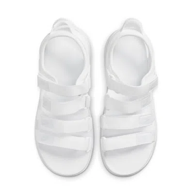 Nike Icon Classic Platform Sandal In White