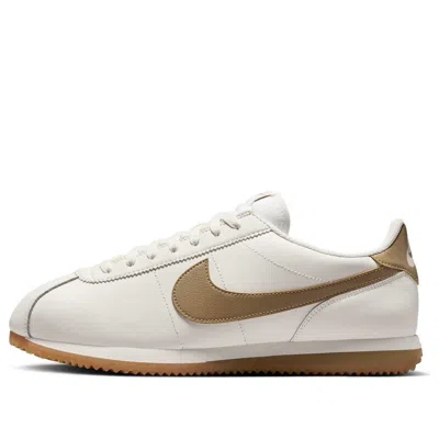Nike Cortez Leather Sail Gum Yellow University Red