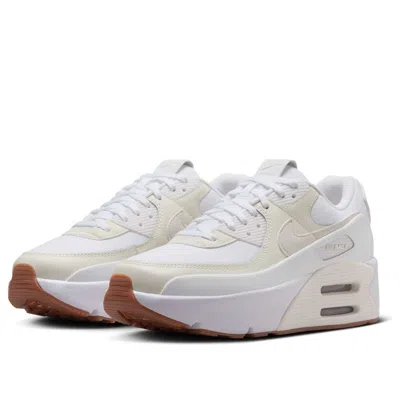 Nike Air Max 90 Lv8 Platform Sneaker In White