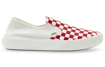 Vans Comfycush Slip-on 'white Red' In Multi