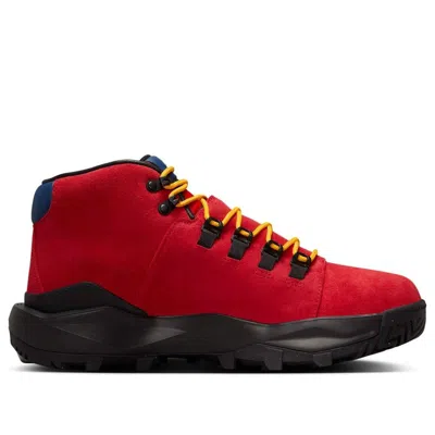 Nike Cygnal Lace-up Chunky Sole Hiking Boots In Red