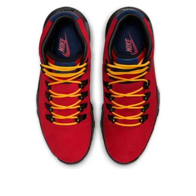 Nike Cygnal Lace-up Chunky Sole Hiking Boots In Red