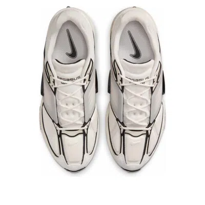 Nike Air Pegasus Wave Sneakers In White And Black In Gold