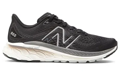 New Balance Women's Fresh Foam X 860v13 Running Shoes - D/wide Width In Black/white/castlerock