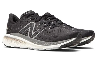 New Balance Women's Fresh Foam X 860v13 Running Shoes - D/wide Width In Black/white/castlerock