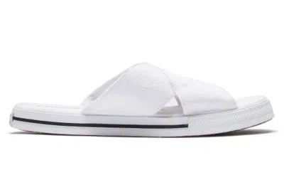 Converse (wmns)  One Star Slide Canvas White Slippers 'white Black'