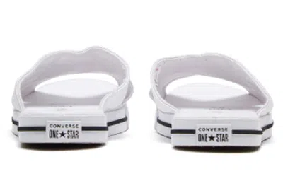 Converse (wmns)  One Star Slide Canvas White Slippers 'white Black'