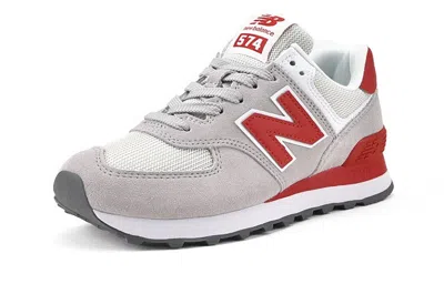 New Balance (wmns)  574 Series Of Grey Red In Multi