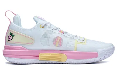 Li-ning Speed 9 Prm 'white Pink' In Blue