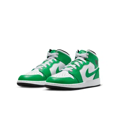 Air Jordan (gs)  1 Mid  'lucky Green'