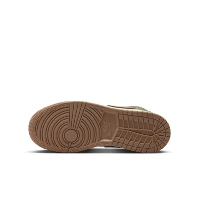 Air Jordan (gs)  1 Mid 'treeline' In Green