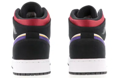 Air Jordan (gs)  1 Mid Se 'rivals' In Black