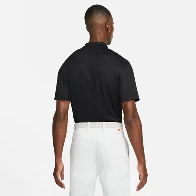 Nike Casual Breathable Solid Color Golf Short Sleeve Polo Shirt Black In Black
