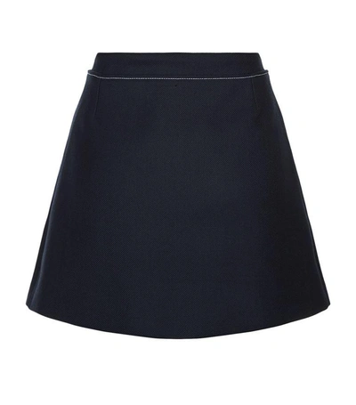 Shop Kenzo Zipped Denim Skirt