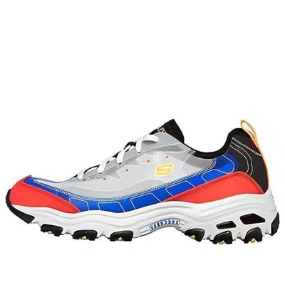 Skechers D'lites 1.0 Low-running Shoes Red In Multi