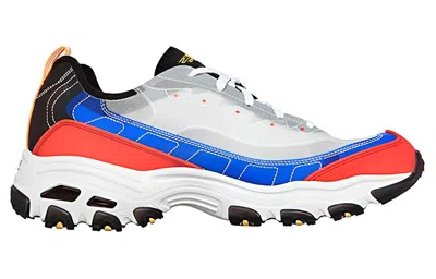 Skechers D'lites 1.0 Low-running Shoes Red In Multi