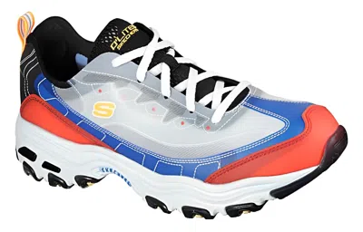 Skechers D'lites 1.0 Low-running Shoes Red In Multi