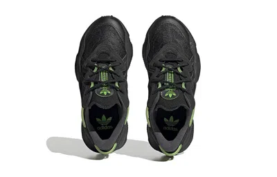 Adidas Originals (gs) Adidas Ozweego Big Kid 'luminescent' In Black