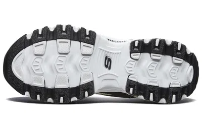 Skechers (wmns)  D Lites 1.0 Running Shoes 'black And White' In Multi