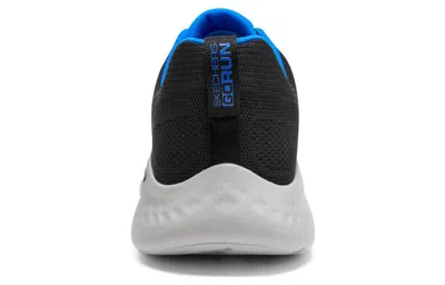 Skechers Go Run Lite 'black Blue' In Orange