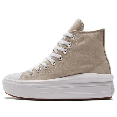 Converse (wmns)  Chuck Taylor All Star Move Platform High 'beach Stone' In Nude