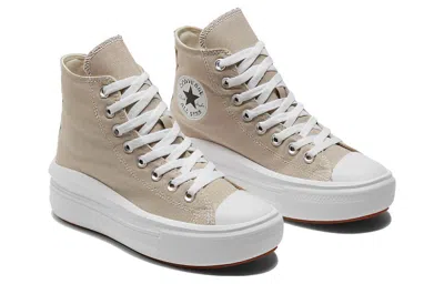 Converse (wmns)  Chuck Taylor All Star Move Platform High 'beach Stone' In Nude