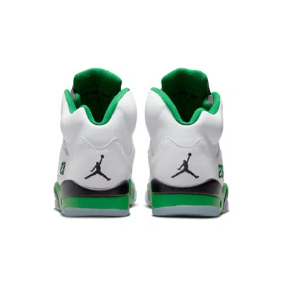 Air Jordan (wmns)  5 Retro 'lucky Green' In White