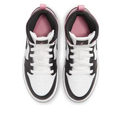 Air Jordan (gs)  1 Mid 'white Rust Pink'