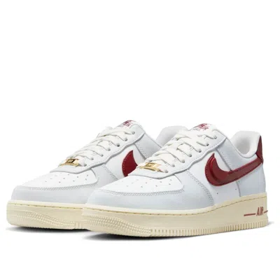 Nike (wmns)  Air Force 1 Low 'photon Dust Team Red' In White