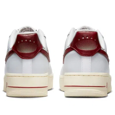 Nike (wmns)  Air Force 1 Low 'photon Dust Team Red' In White