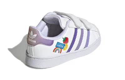 Adidas Originals (td)  Superstar 'white Light Purple'