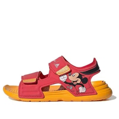 Adidas Originals (gs) Adidas Altaswim X Disney Mickey Mouse In Red