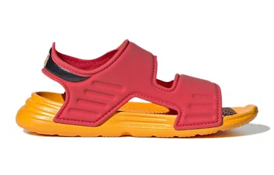 Adidas Originals (gs) Adidas Altaswim X Disney Mickey Mouse In Red