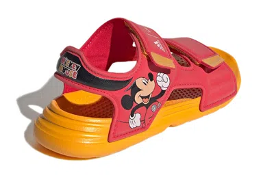Adidas Originals (gs) Adidas Altaswim X Disney Mickey Mouse In Red