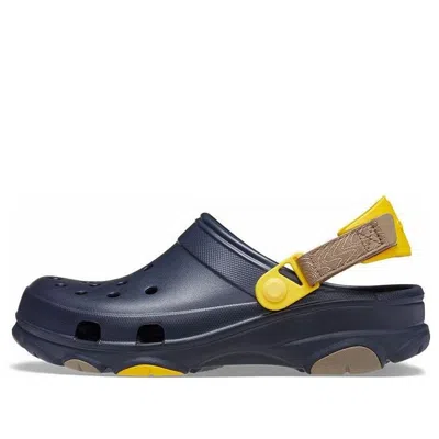 Crocs Classic All Terrain Clog 'navy Yellow' In Multi