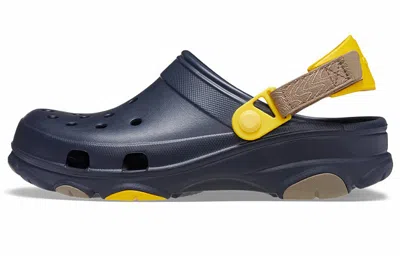 Crocs Classic All Terrain Clog 'navy Yellow' In Multi